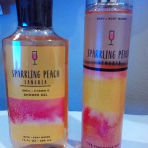 Sparkling Peach Sangria Set B&BW